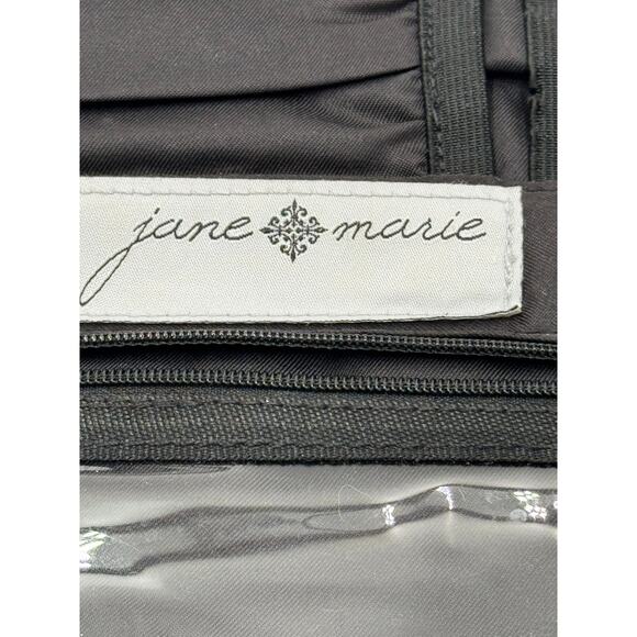 Jane Marie Jewelry Organizer Travel Buffalo with Hanger Plaid Red Black - Picture 5 of 9